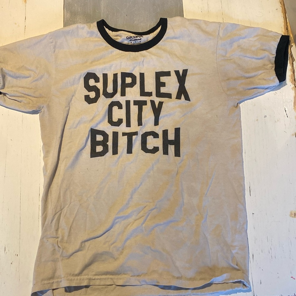 RARE Brock Lesnar WWE “Suplex City B****” shirt. Men’s size M